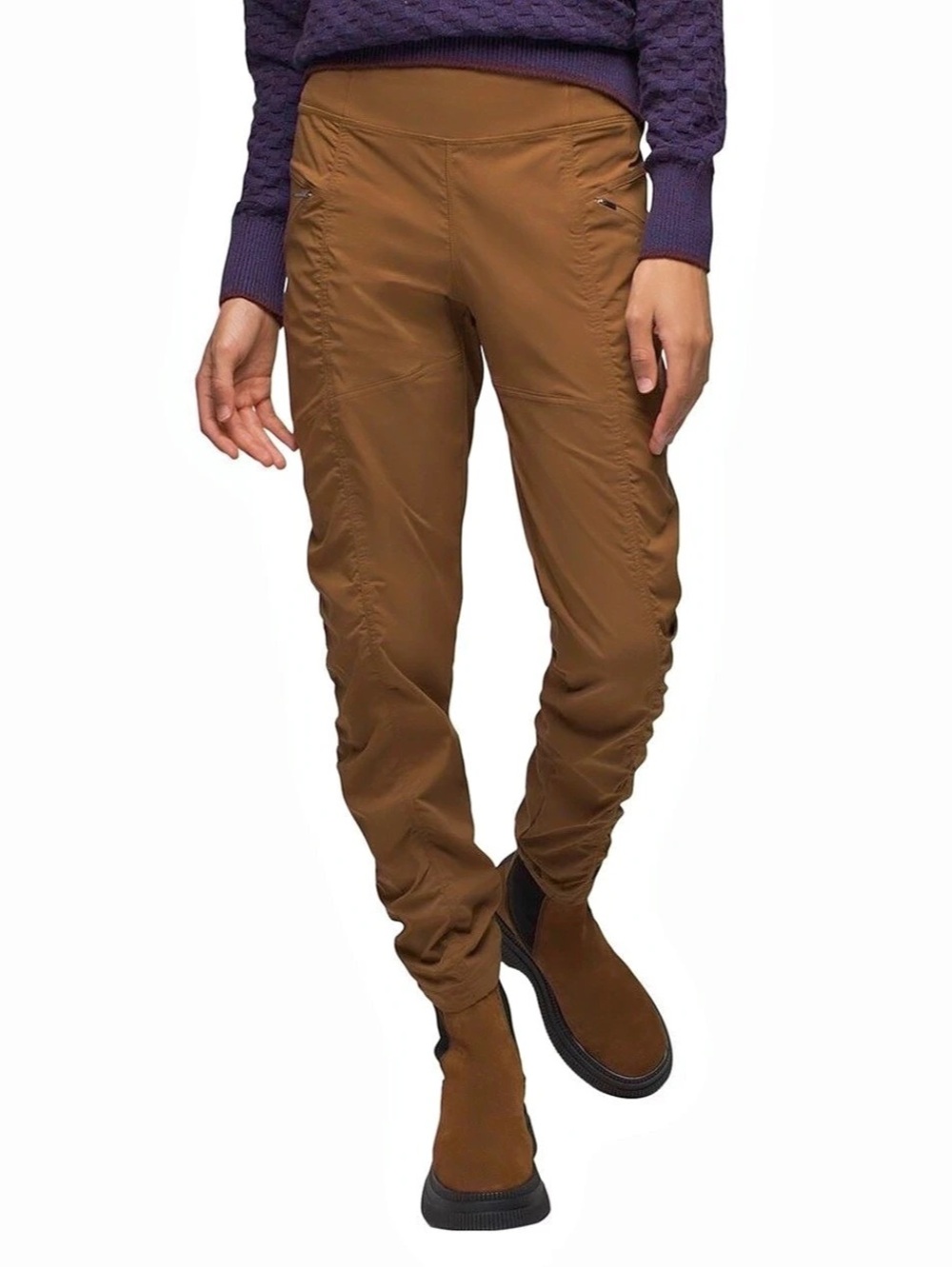 prAna Koen Pant Brown Jogger Pants Size XL sepia tan brown